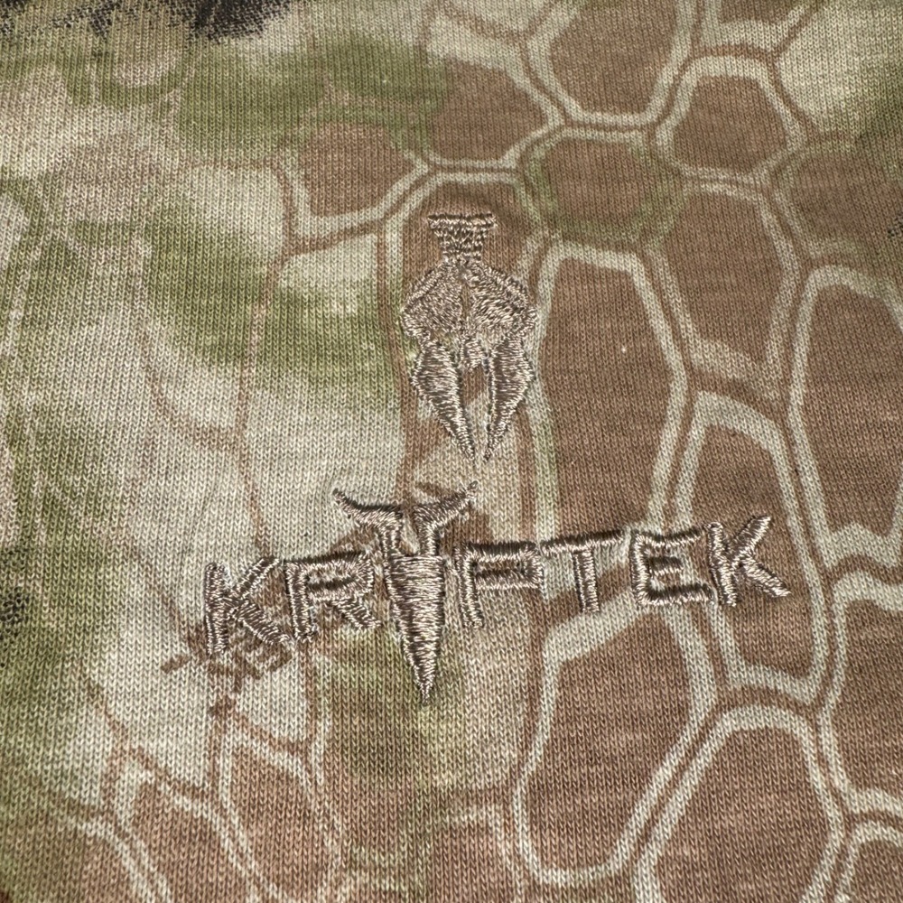 Kryptek Highlander Camo T-Shirt Mens XXL Short Sleeve Hunting Fishing Cotton Tee - Picture 3 of 10